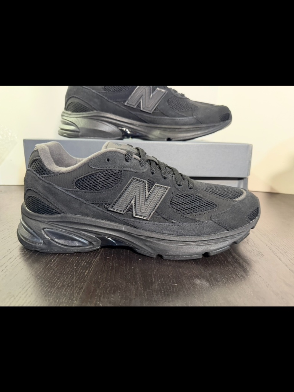 New Balance 2010 Running Shoes Sneakers Black Cement Mens 12D